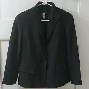 Anne Klein black blazer size 8P
